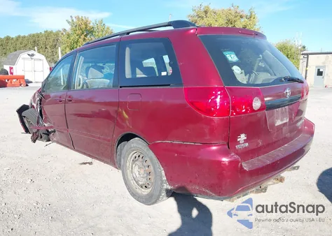 2007 Toyota Sienna Ce z USA, uszkodzony, nr VIN 5TDZK23C67S075537